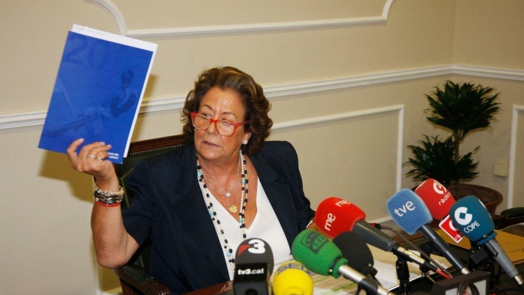 La ex alcaldesa de Valencia Rita Barberá.