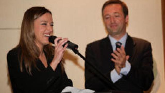 Patricia Iserte durante un acto en representación del Ayuntamiento de Valencia