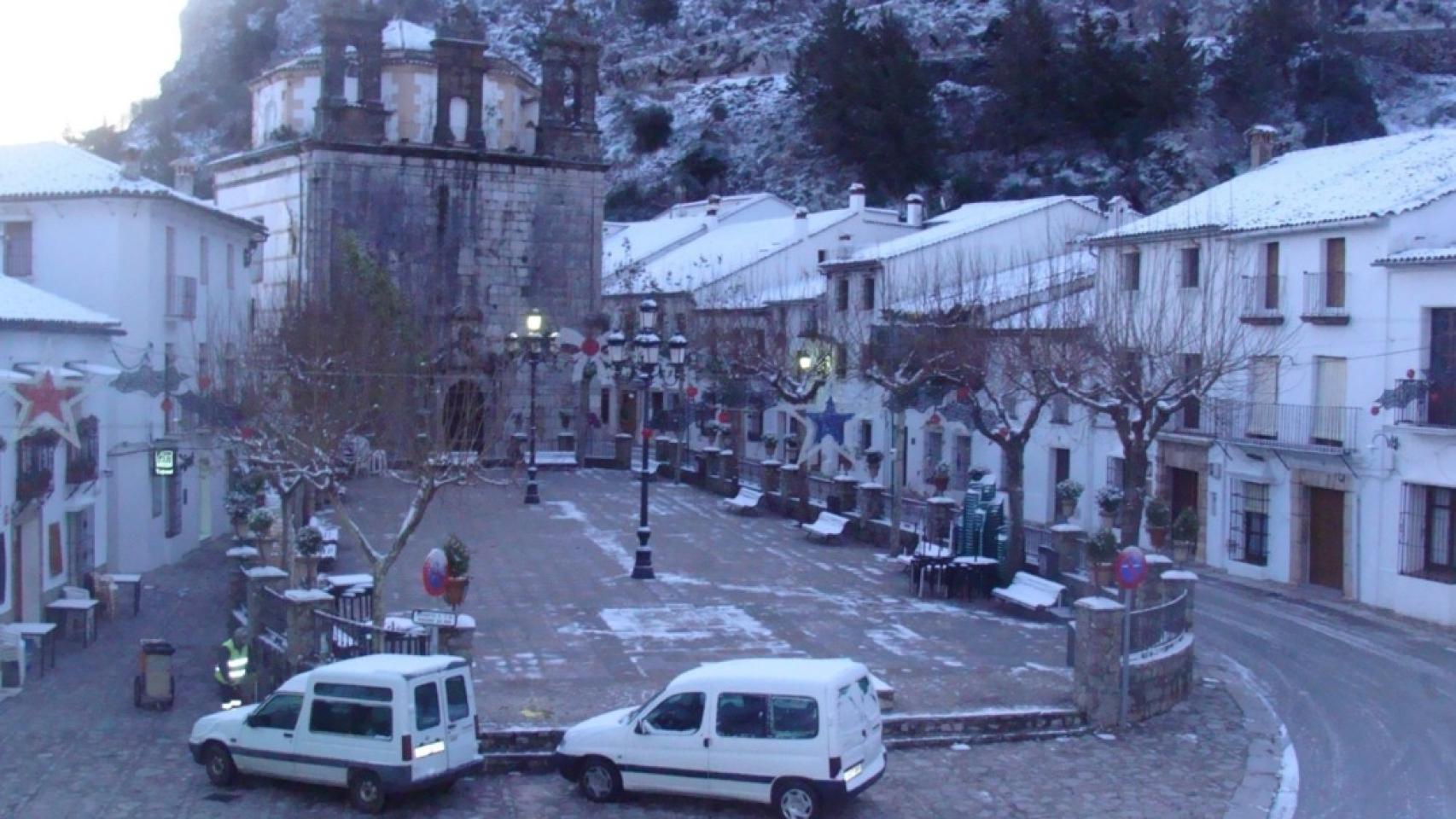 Nieve en el municipio.