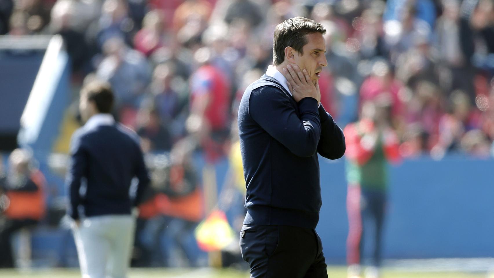 Gary Neville, tras la derrota contra el Levante.