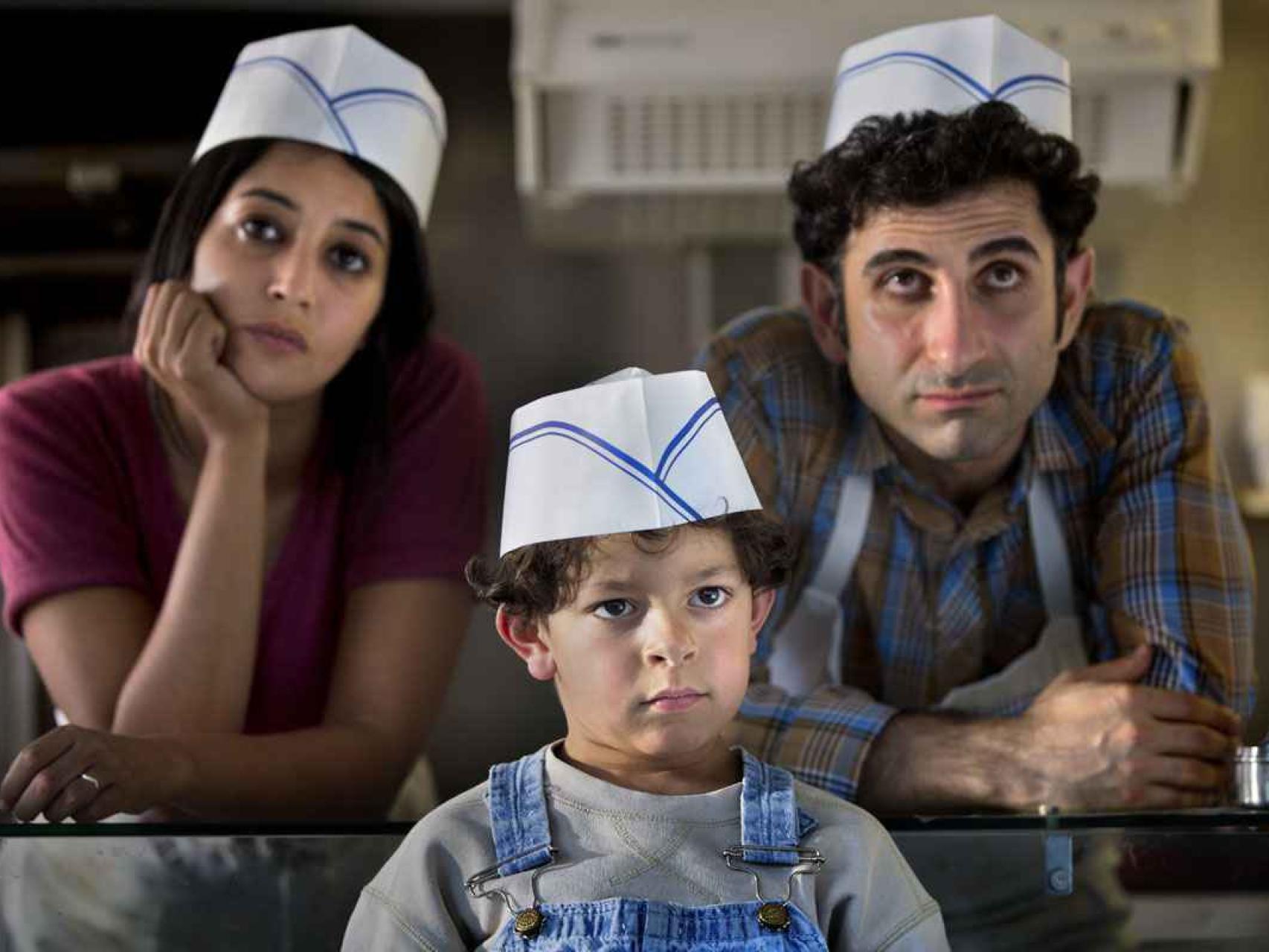 Kheiron en un fotograma de O los tres o ninguno.