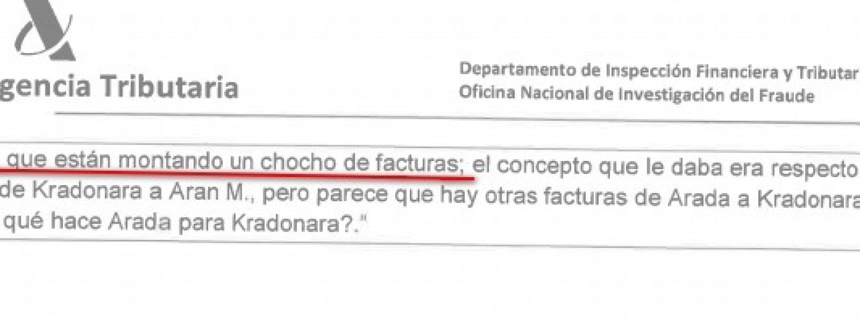Extracto de otro de los correos sobre las facturas del caso Rato.