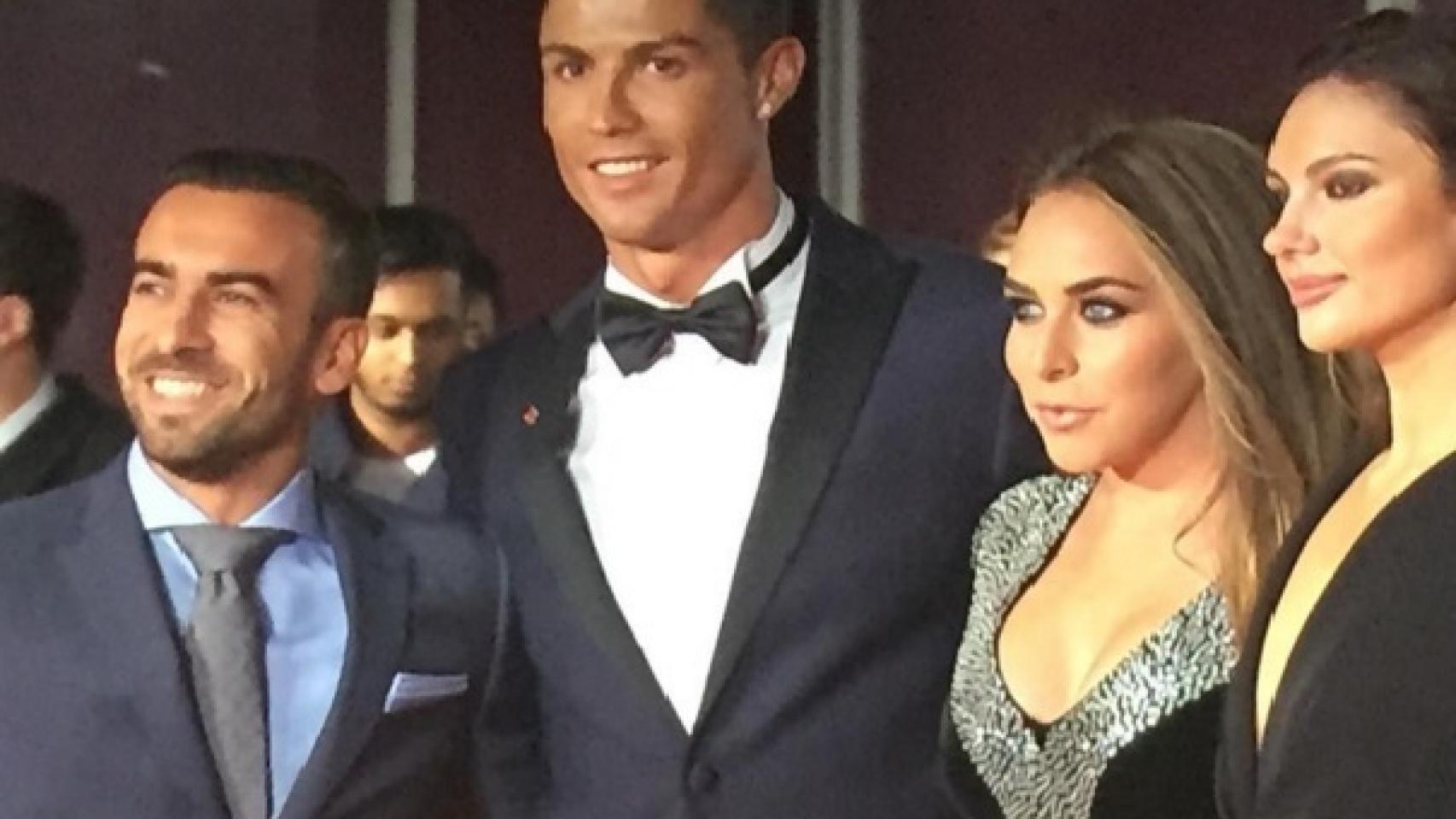 Chloe y Cristiano coincidieron en la alfombra roja del estreno de su película en Londres
