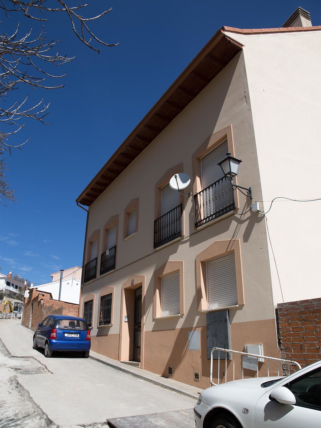 Imagen de la casa de Ángela, donde fue hallado el cuerpo.