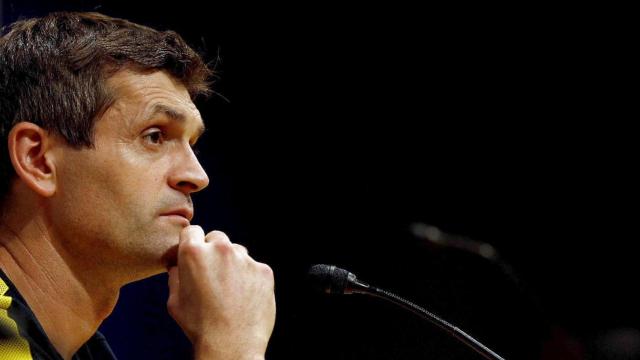 Tito Vilanova en una imagen de archivo cuando dirigía al Barça.