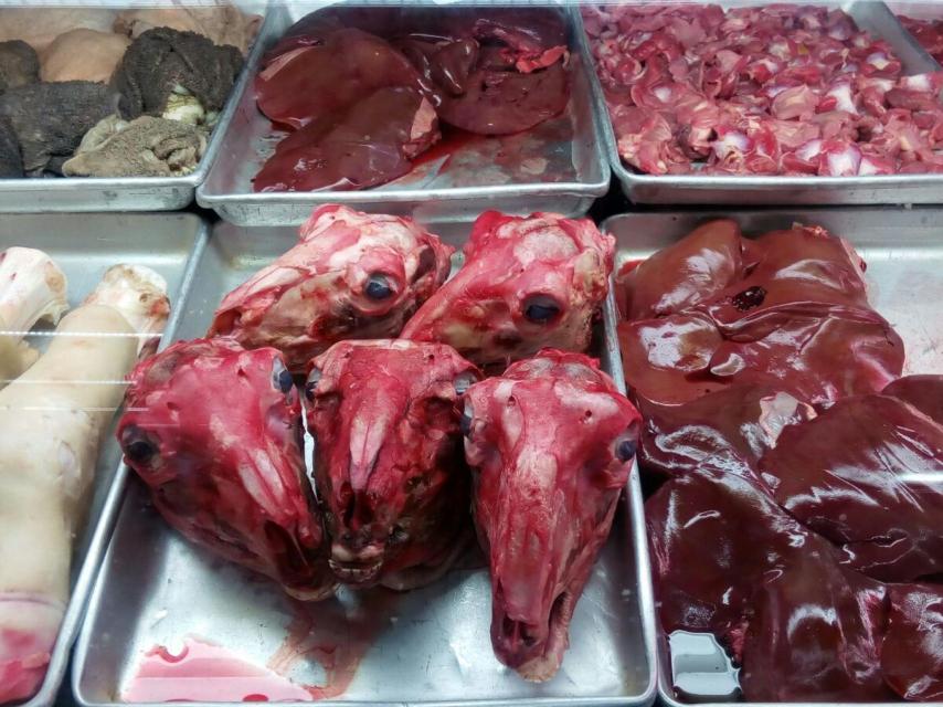 Una carnicería musulmana.