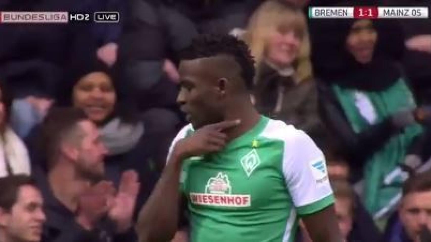 Papi Djilobodji, jugador del Werder Bremen.