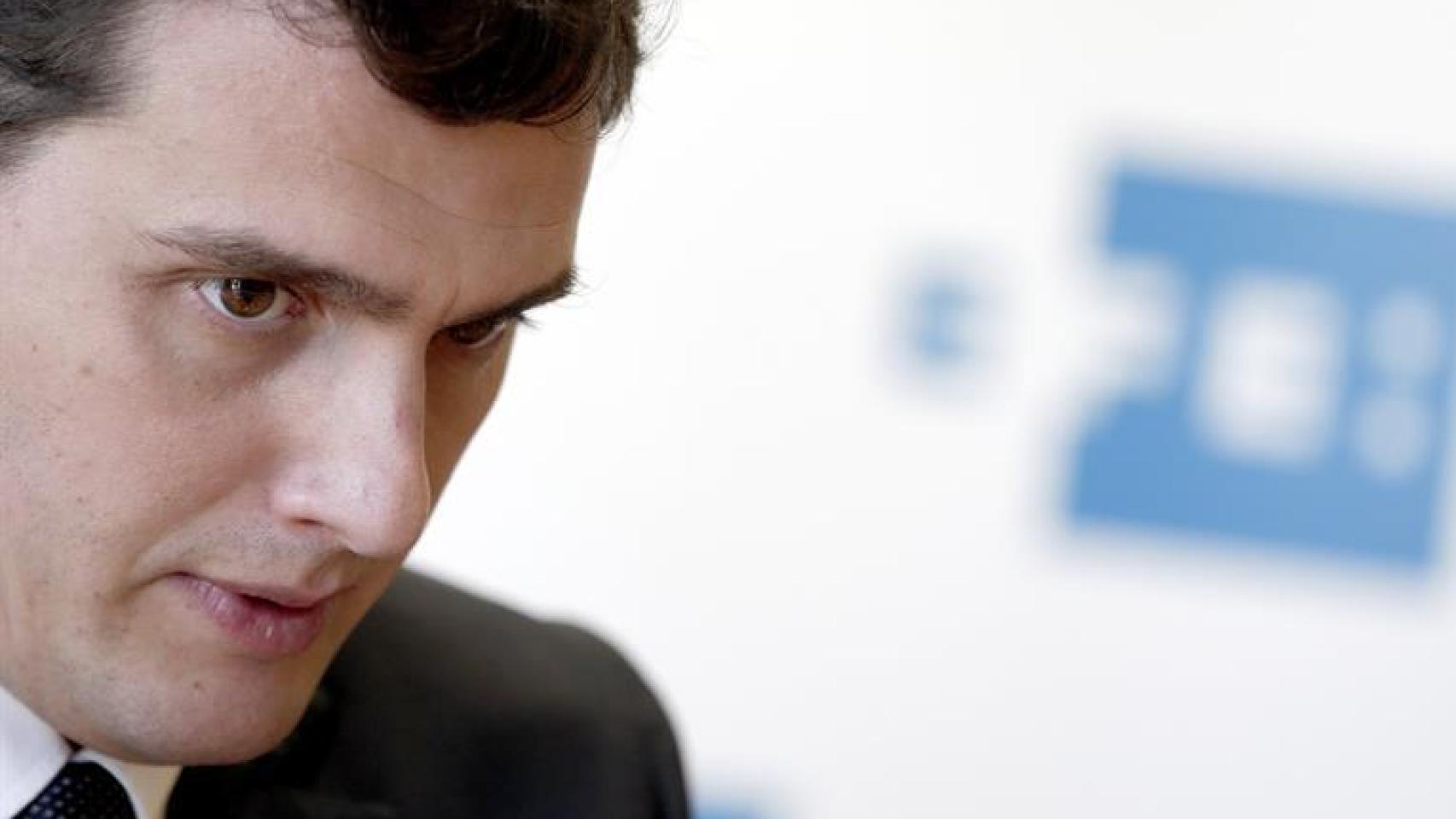 El líder de Ciudadanos, en el Parlamento.