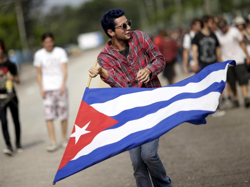 Una imagen previa al concierto de los Rolling Stones el viernes en La Habana.