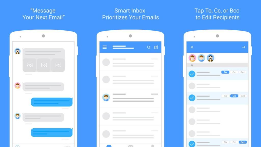 MailTime, gestiona tus correos como si fueran mensajes de texto