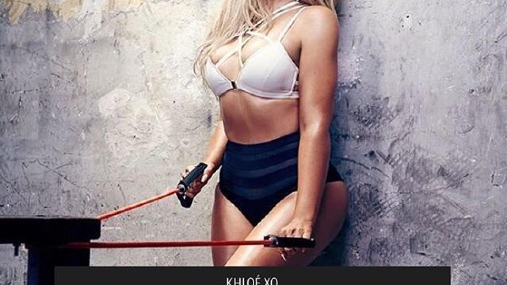 Khloe Kardashian, la hermana de Kim, posa en su perfil de Instagram