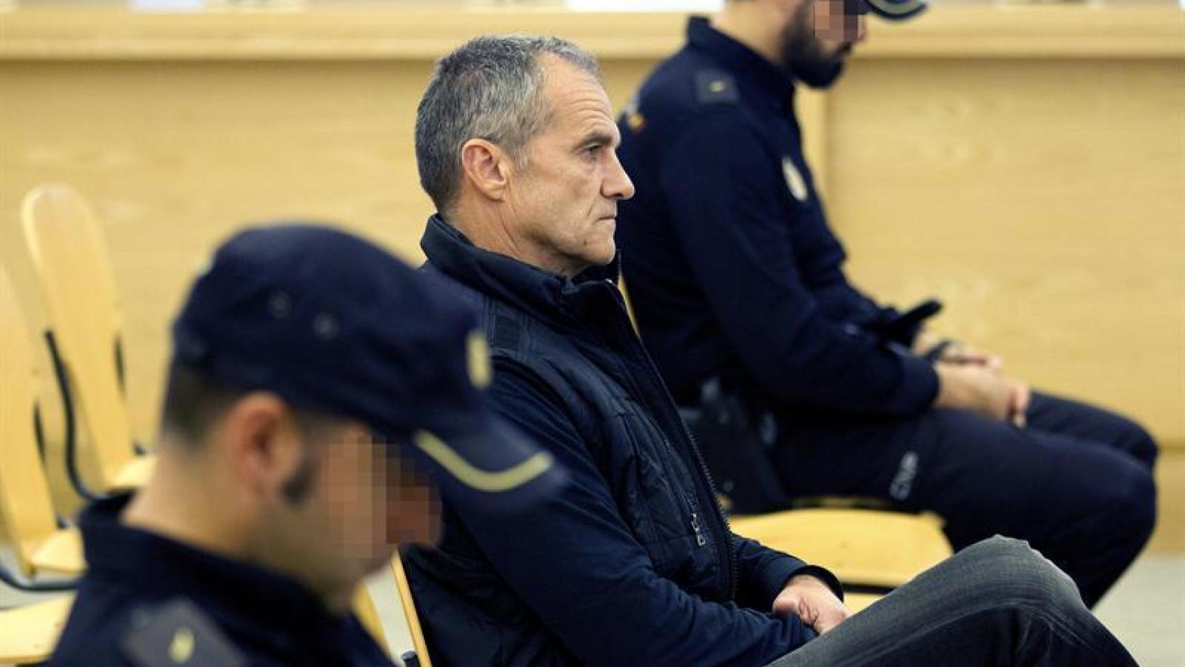 El terrorista 'Kantauri' durante el juicio