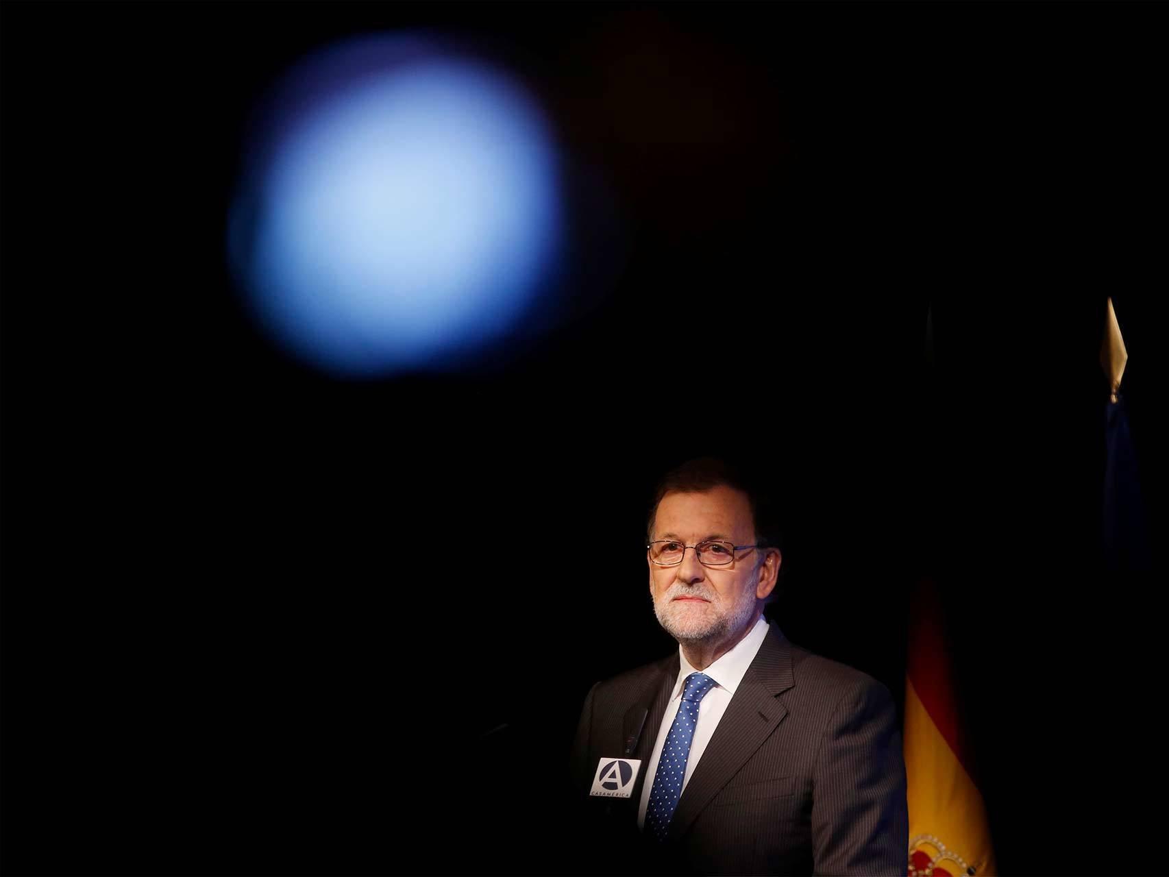 Mariano Rajoy en el 80º cumpleaños de Mario Vargas Llosa