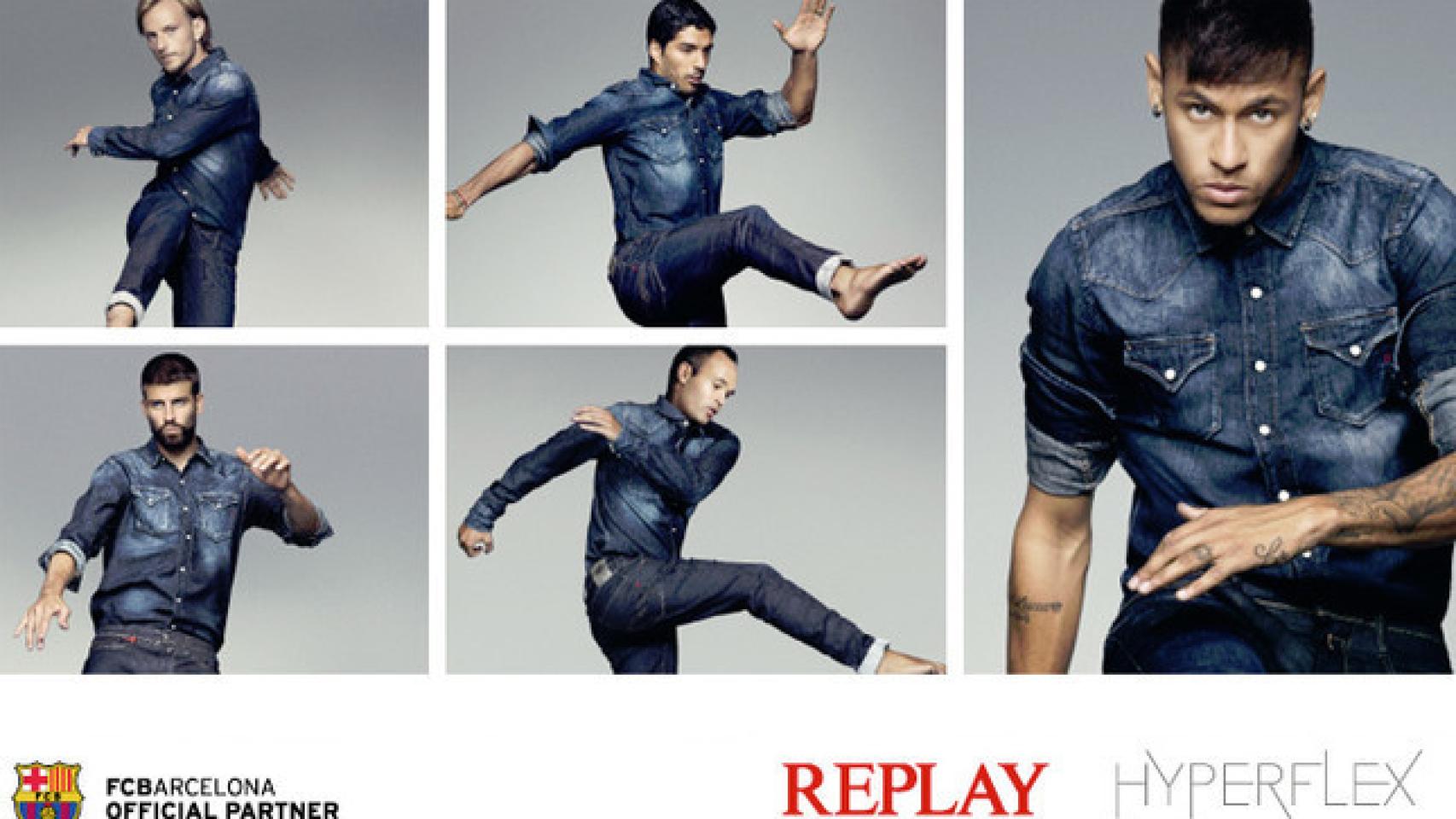 Replay patrocina al vestuario del Barça