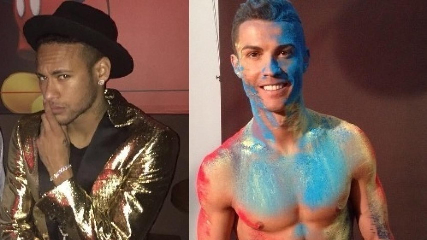 Neymar y Cristiano Ronaldo