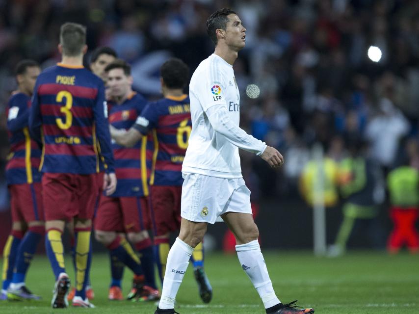 Madrid-Barça de la primera vuelta en el Santiago Bernabéu.