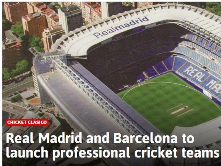 El clásico del críquet, la broma del 1 de abril.