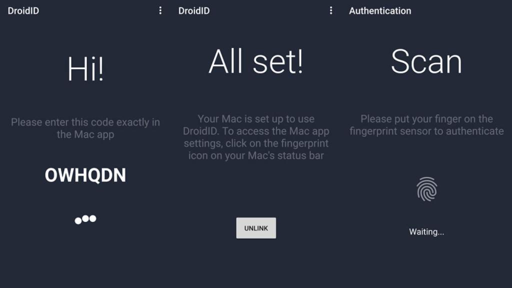 DroidID, desbloquea tu Mac con el lector de huellas de Android