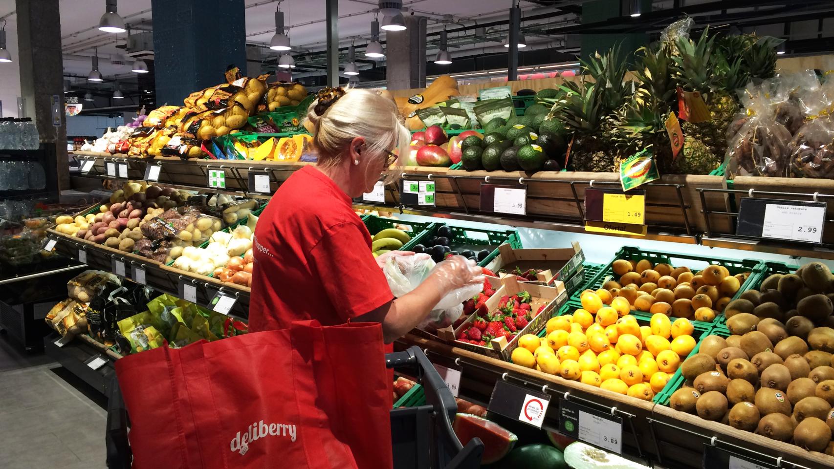 Una de las compradoras de Deliberry.