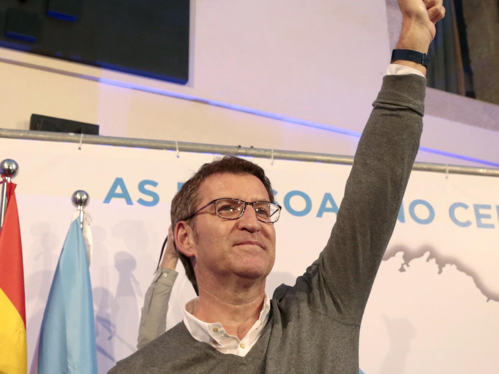 El líder del PP gallego, Alberto Núñez Feijóo.