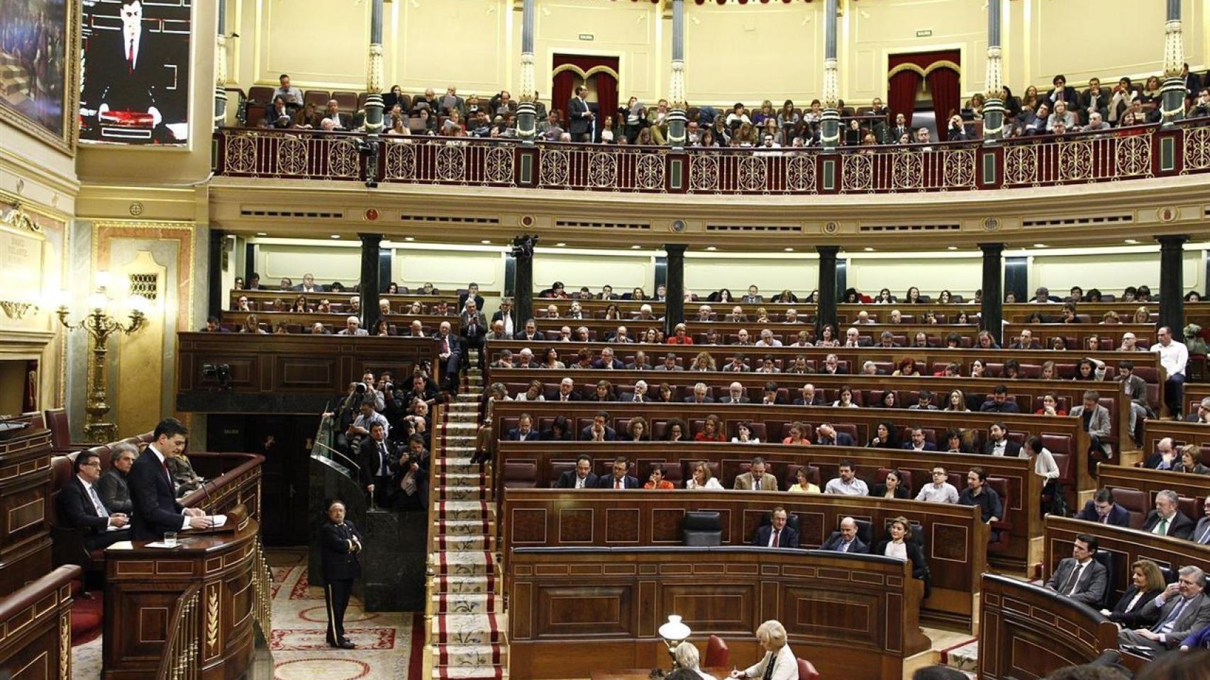 Sesión en el Congreso de los Diputados.
