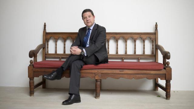 El presidente de Castilla-La Mancha, tras la entrevista.