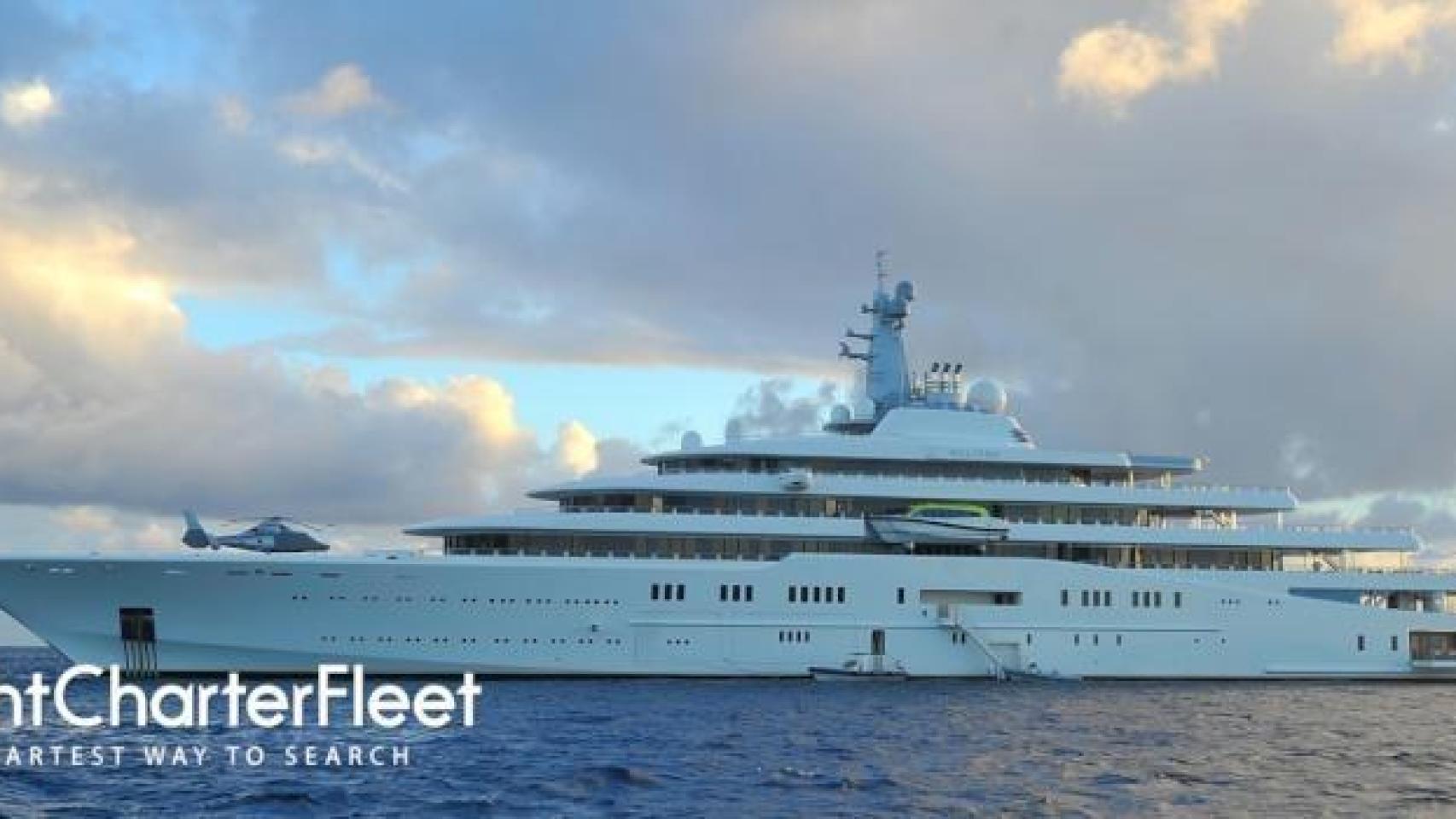 El yate de 400 millones de euros de Abramovich