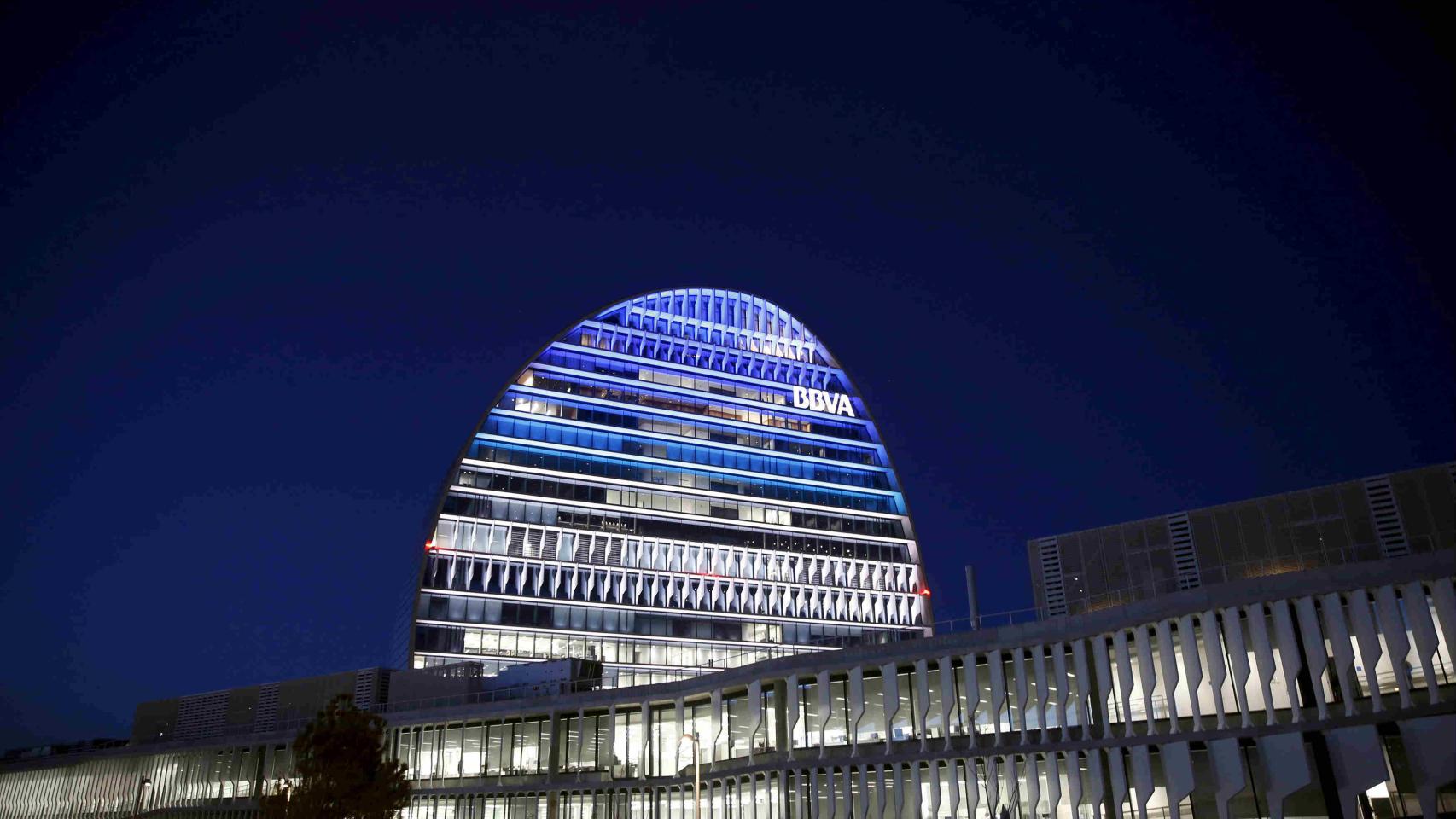 Sede del banco BBVA en Madrid
