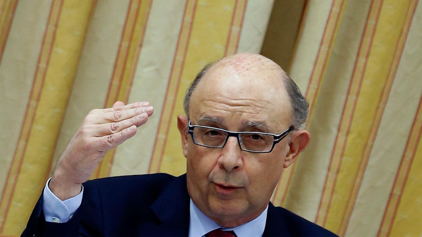 Montoro durante su comparecencia en el Congreso de los Diputados.