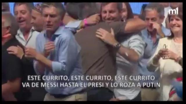 Macri dándolo todo en el reggaeton de los papeles de Panamá.