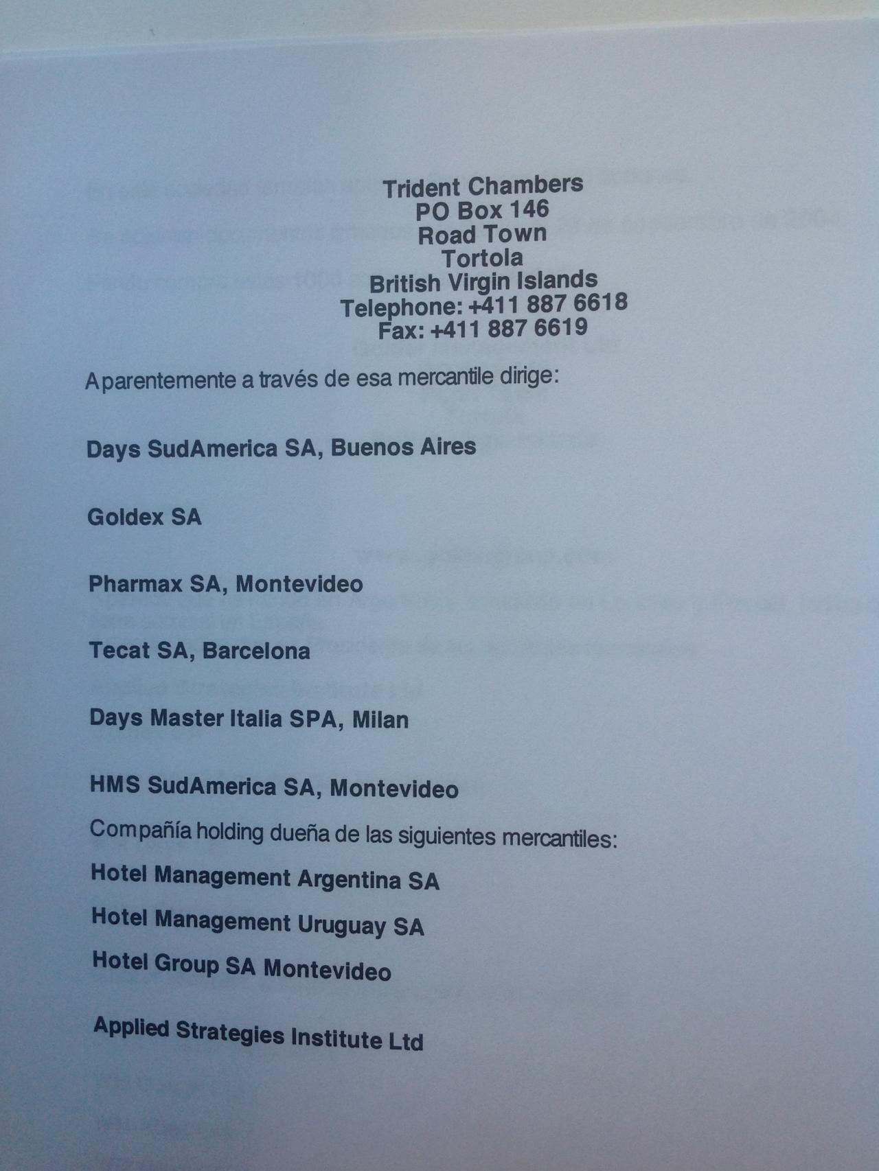 Las sociedades de Paesa.