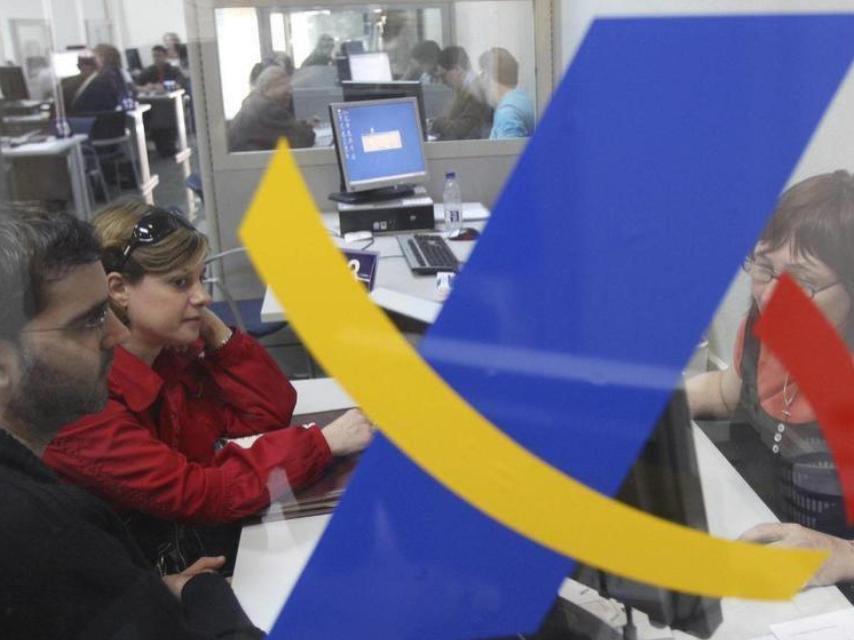 Imagen de archivo de una oficina de la Agencia Tributaria.