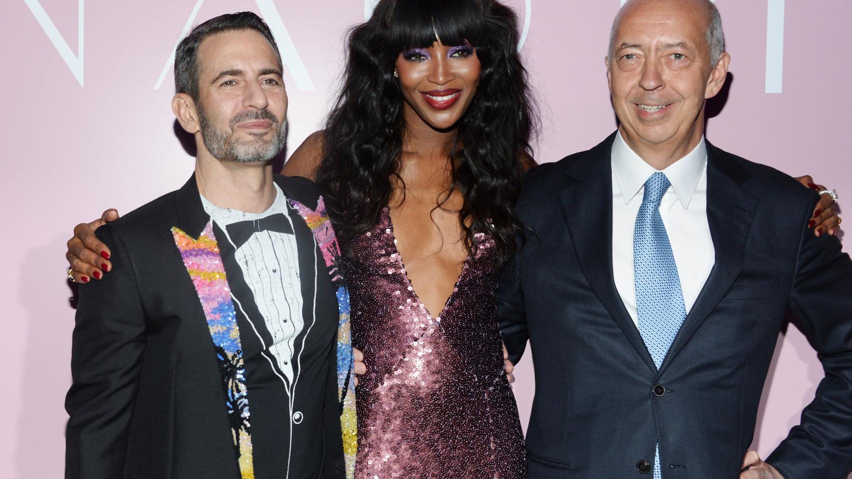 Marc Jacobs y Benedikt Taschen en la fiesta de presentación del libro de la top de ébano