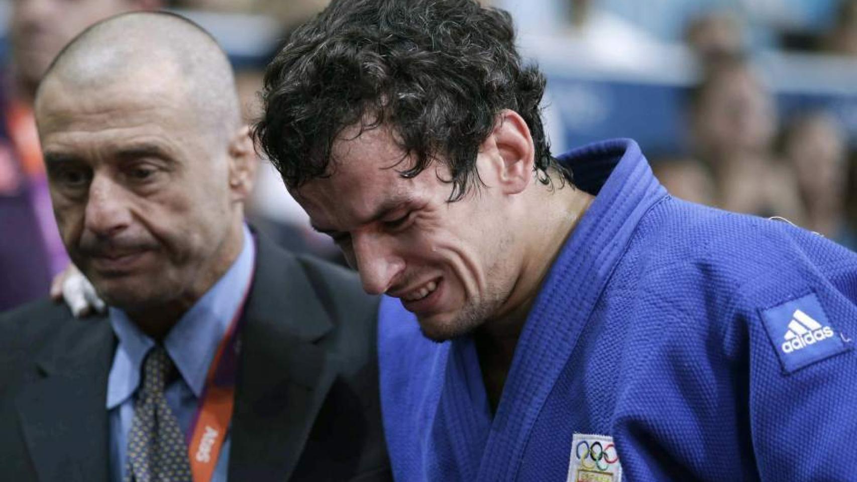 Sugoi uriarte, tras su derrota en los Juegos de Londres 2012.