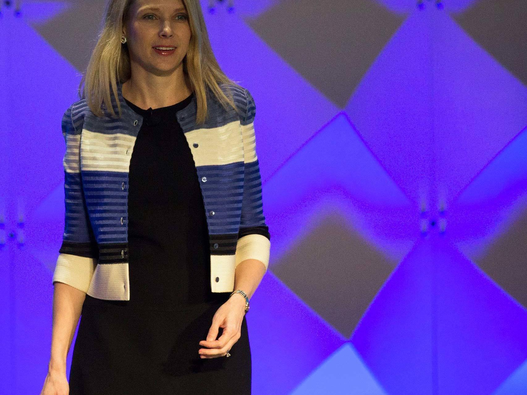La CEO de Yahoo, Marissa Mayer