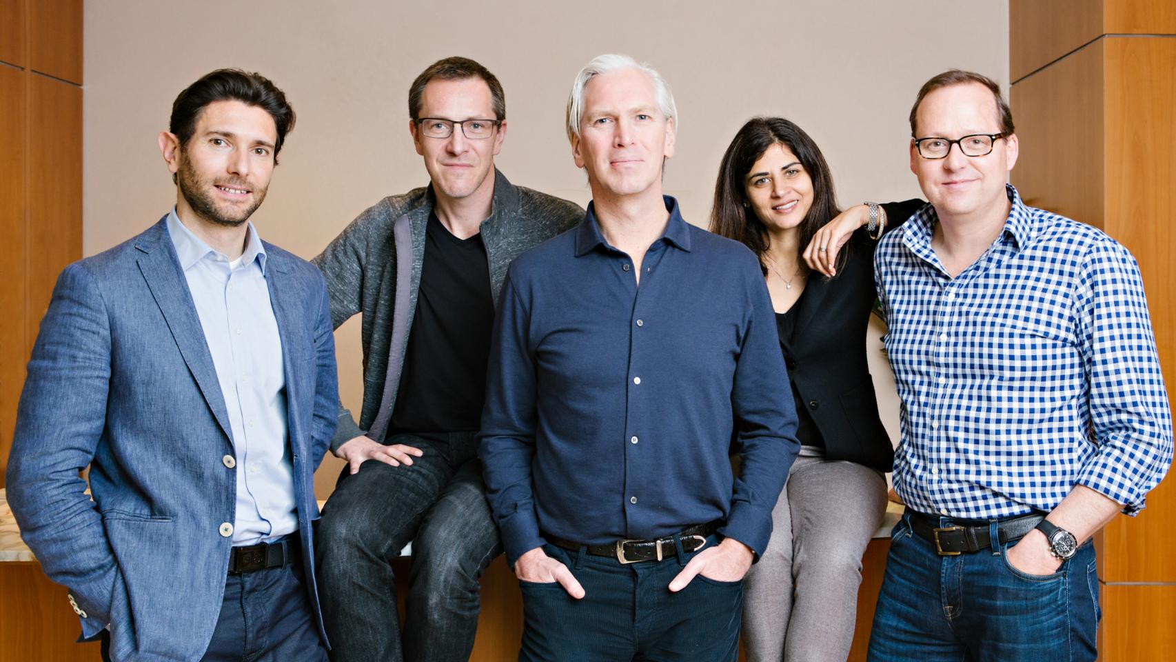 El equipo de Accel Partners en Londres.