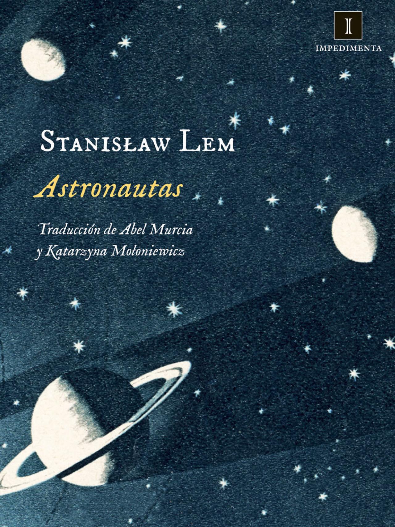 Portada de Astronautas, en Impedimenta.