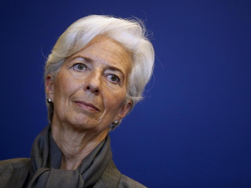 La directora gerente del FMI, Christine Lagarde