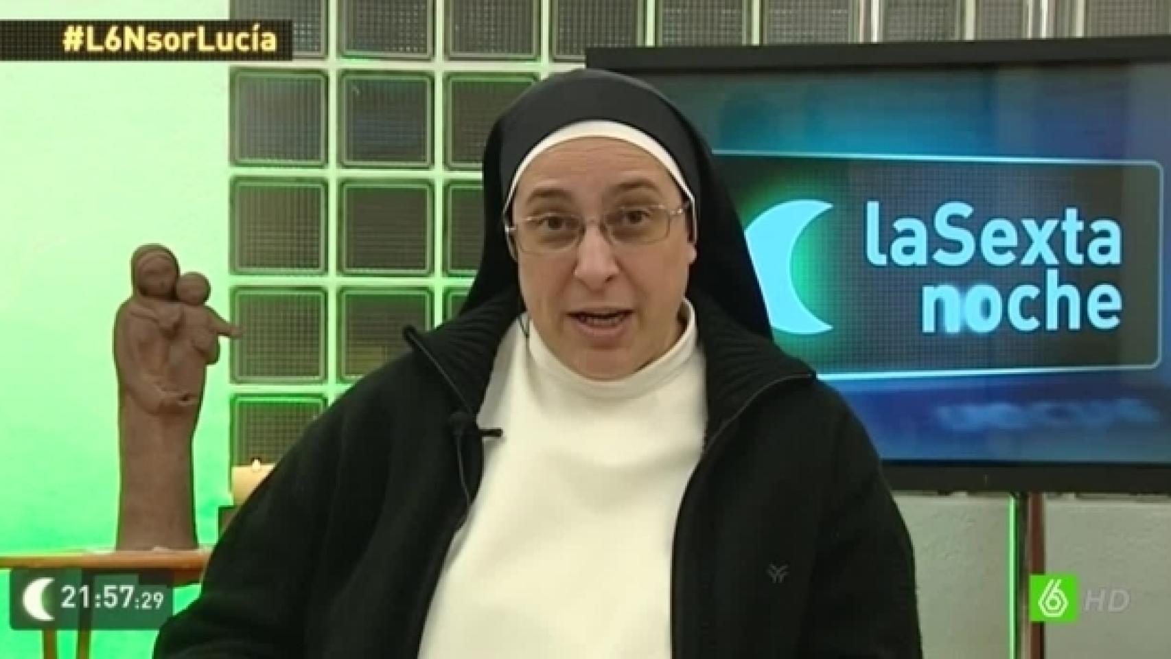 Sor Lucía Caram aprovecha los medios para predicar su mensaje
