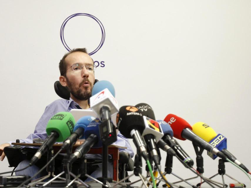 El secretario de Organización de Podemos Pablo Echenique.
