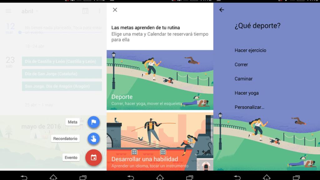 Metas en Google Calendar, establece tus objetivos desde el calendario