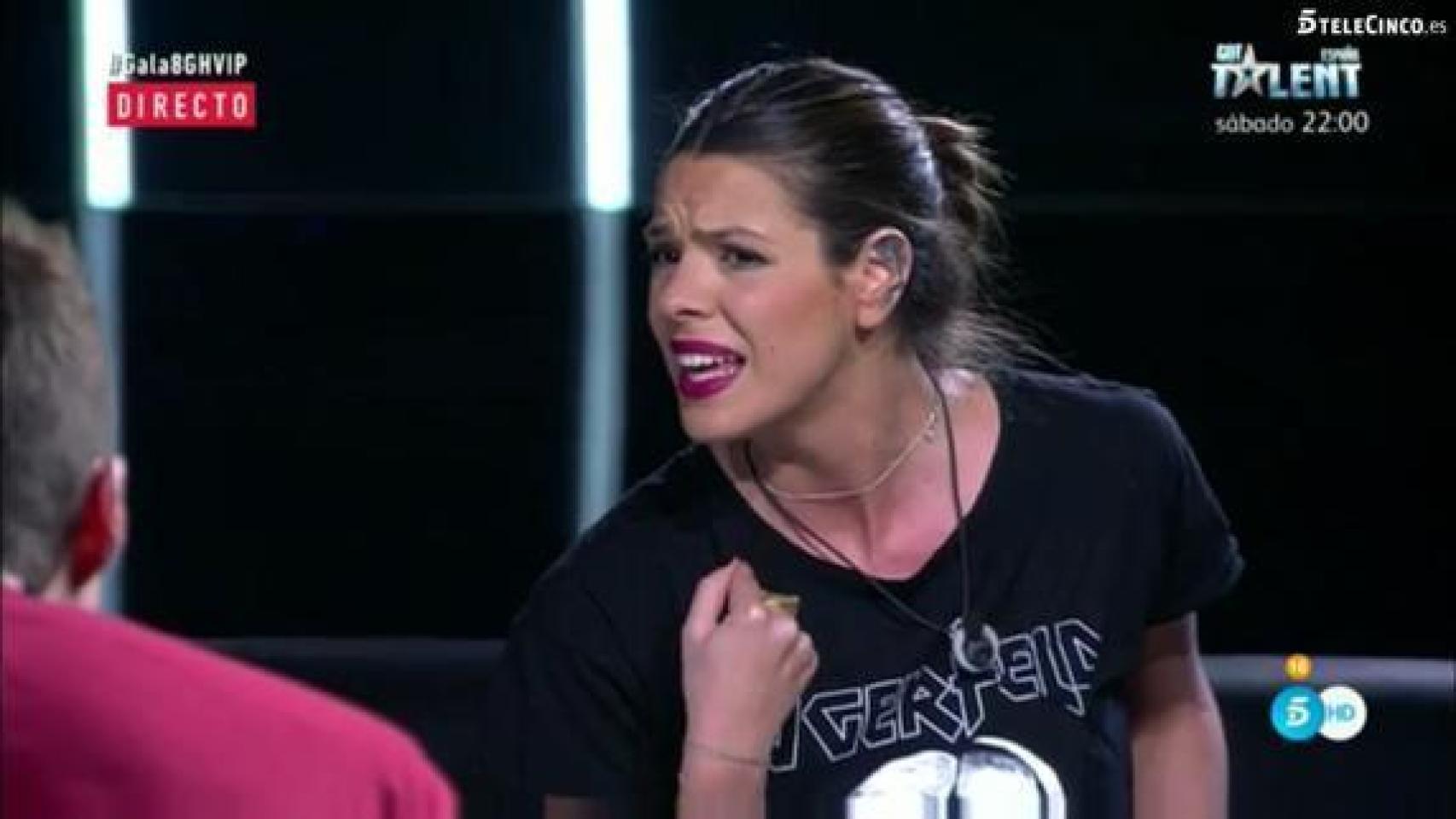 La ex modelo se ha enfrentado con toda la casa