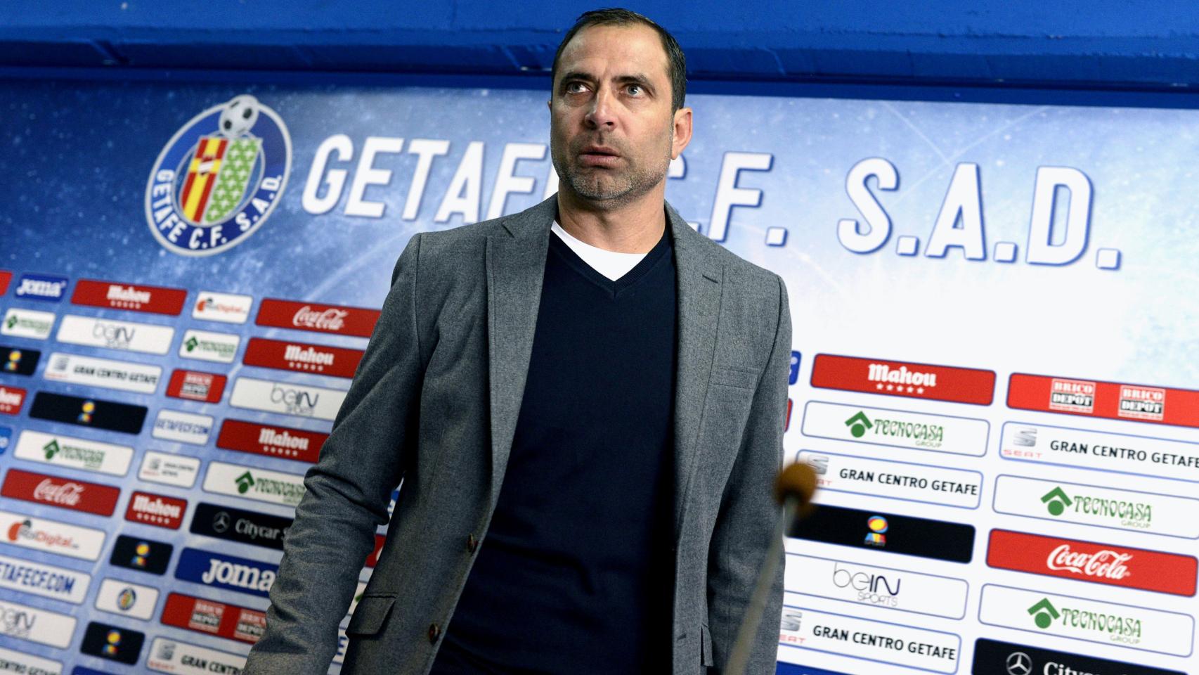 Presentación de Esnáider en el Getafe