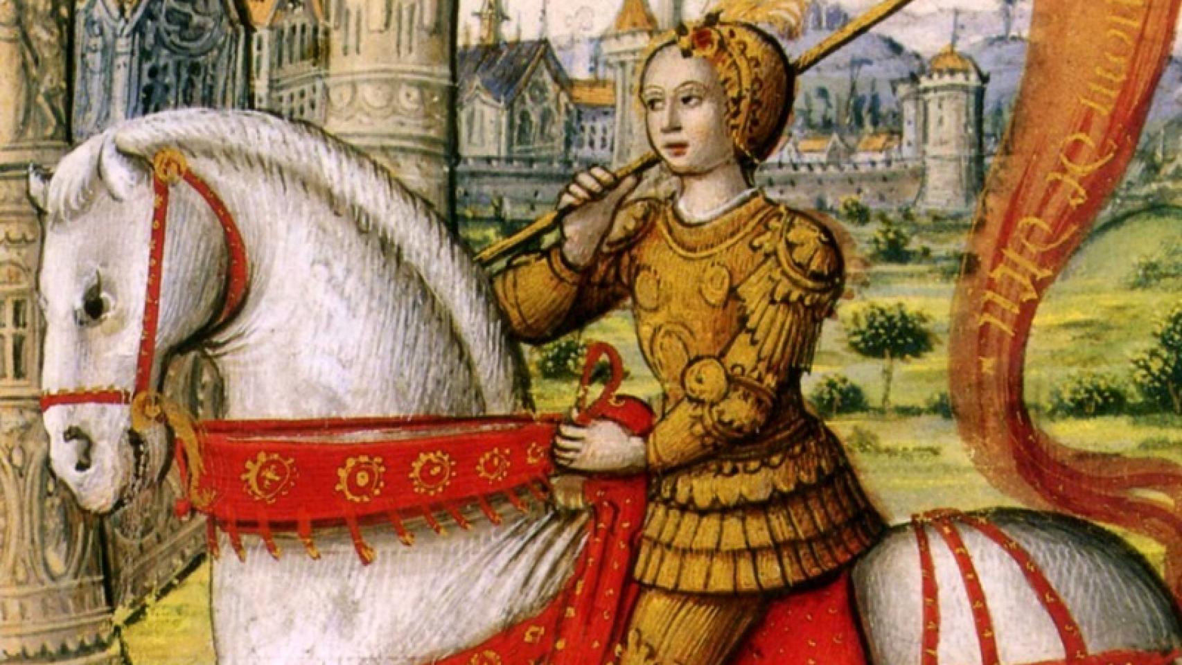 Juana de Arco , la devota zurda.