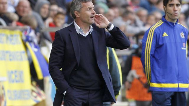 Fran Escribá, en su último partido con el Getafe