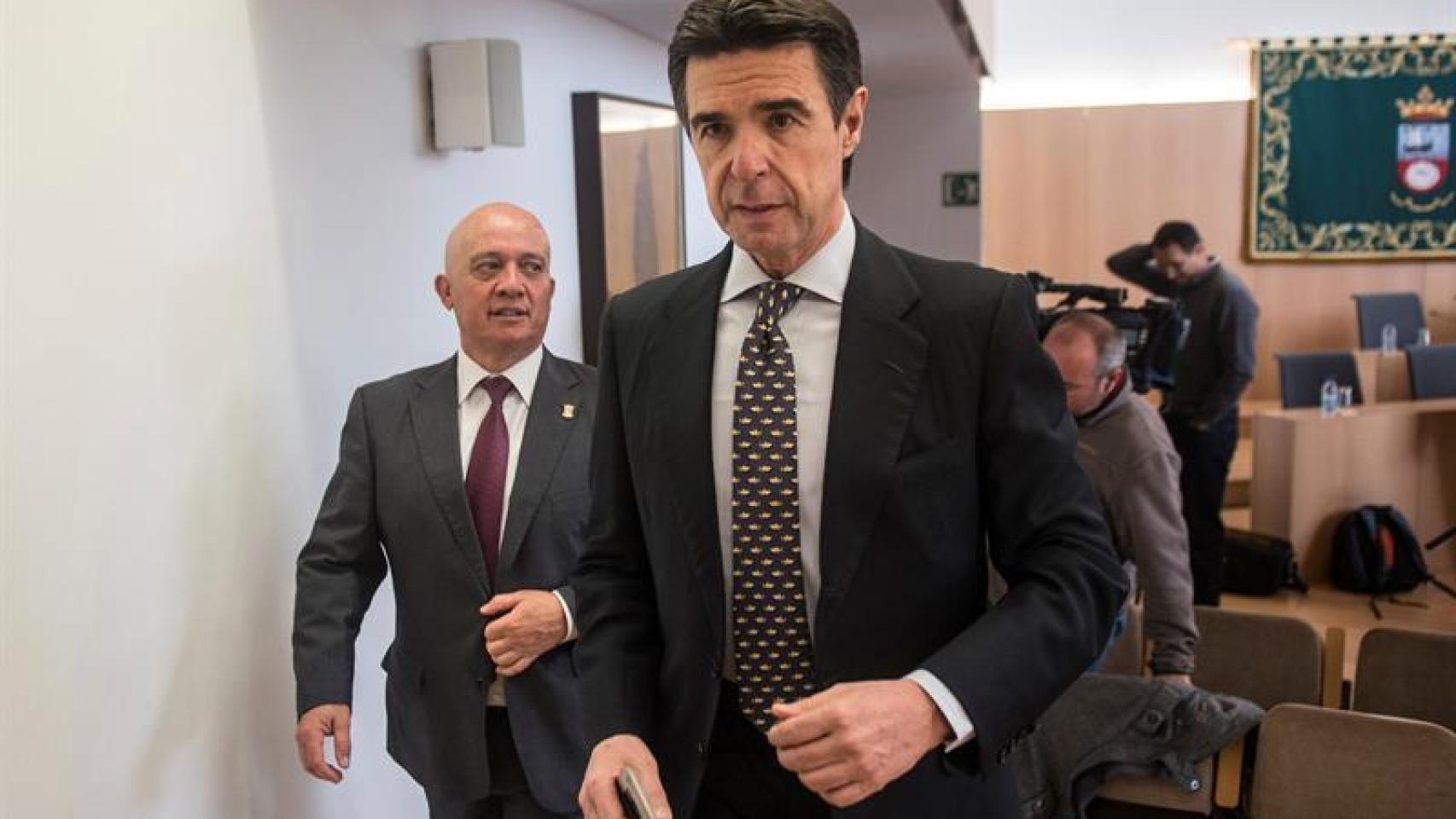 José Manuel Soria, tras un acto celebrado este martes en Lanzarote.