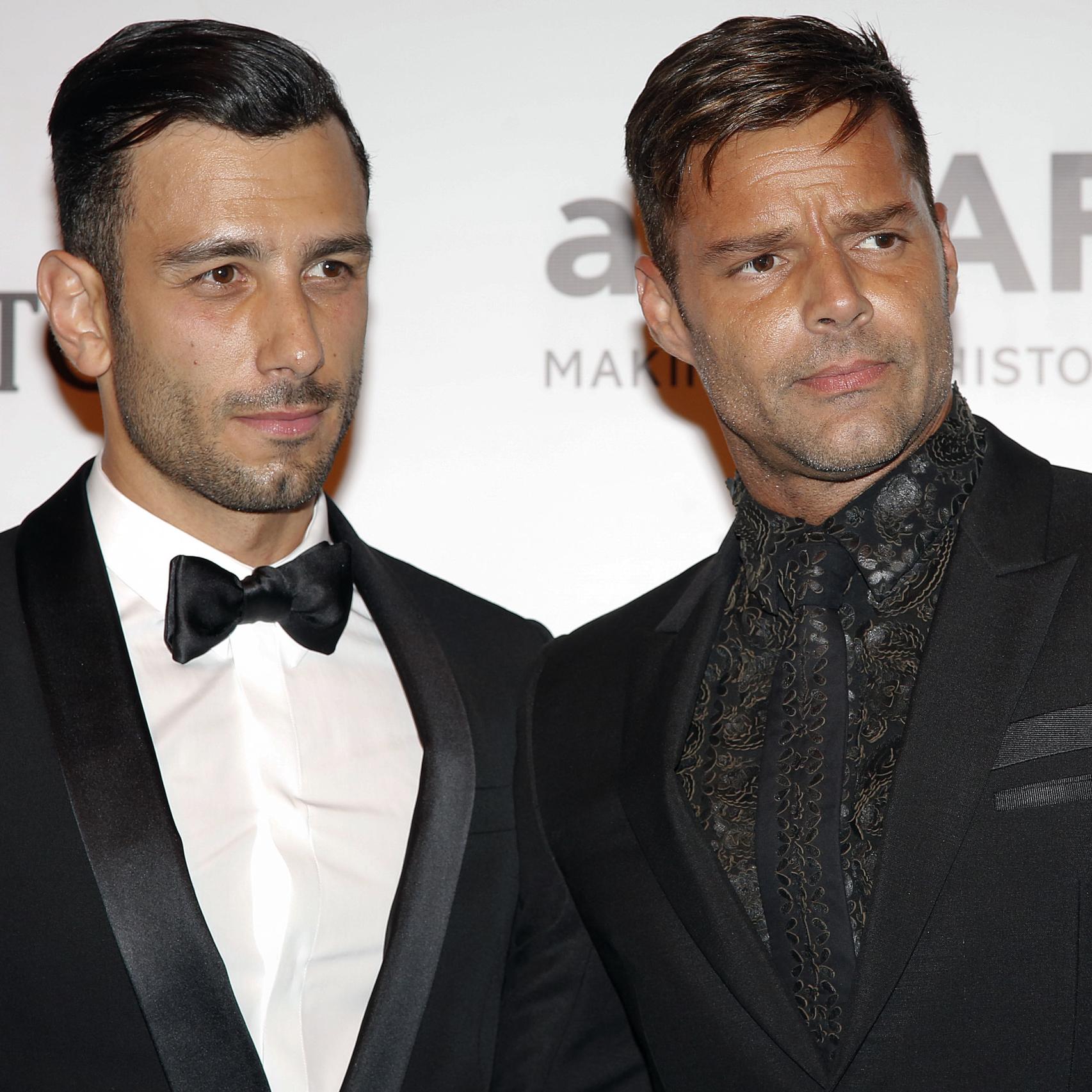 Ricky Martin en el primer photocall con su nueva pareja