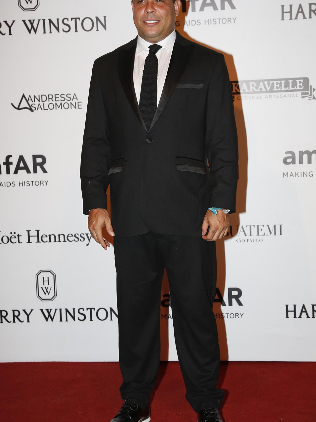 Ronaldo en la Gala amfAR de Sao Paulo