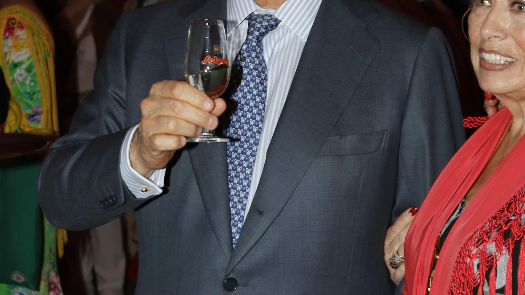 El Duque de Alba en la Feria de Abril