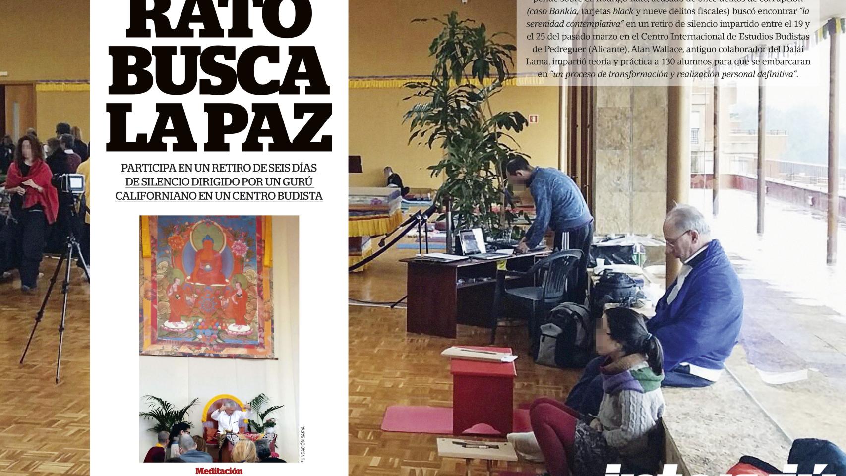 Portada del reportaje del retiro de Rato en Alicante